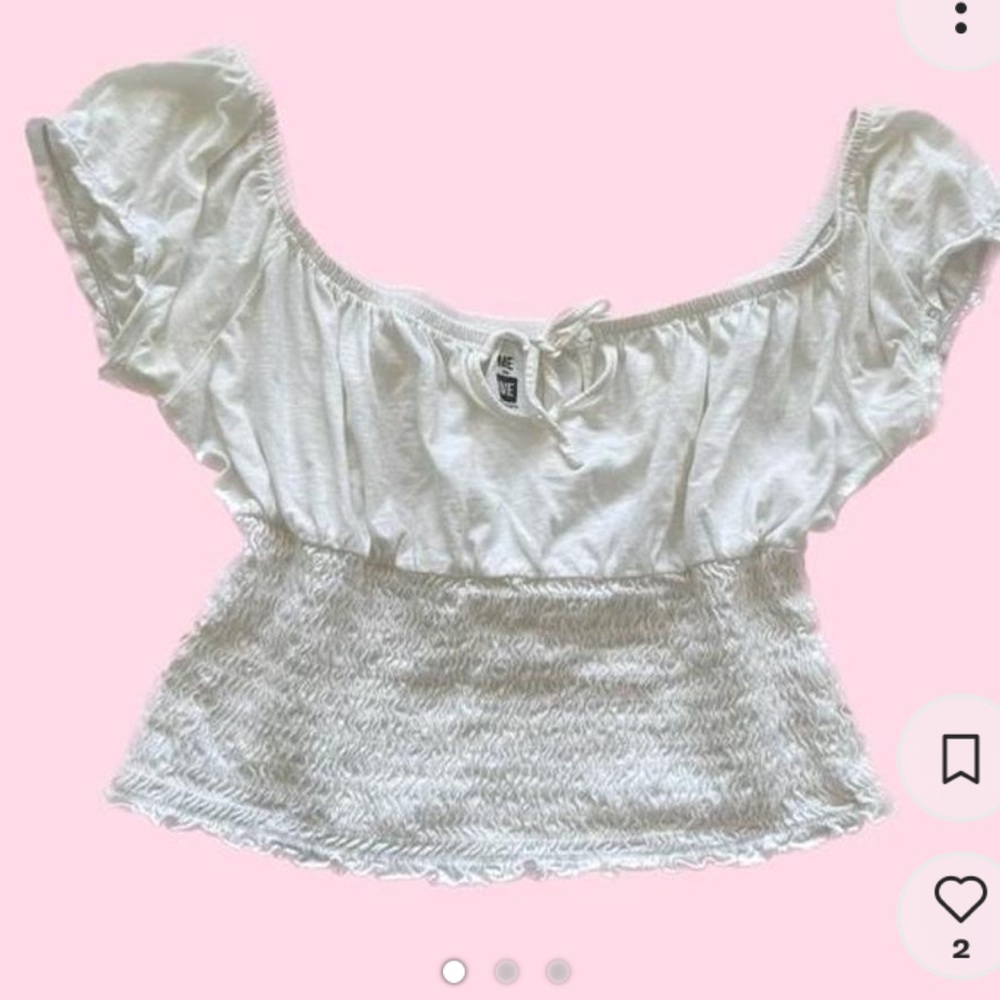 Y2K Coquette Baby Doll Top! PacSun Me to We Size Large!